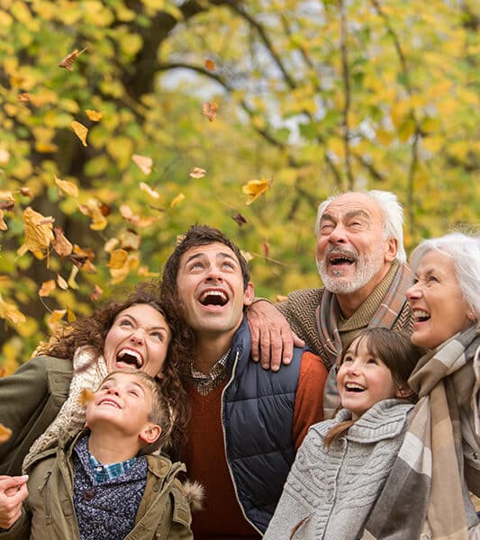 multi-gen-family-fall - Meurer & Potter, P.C. Estate Planning Services in Denver, CO | Wills, Trusts & POA